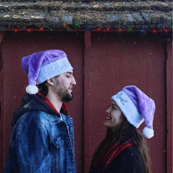 NEW Crown Royal Purple Santa Hat - Picture 3 of 5
